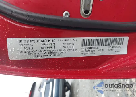 2014 Dodge Dart Sxt z USA, uszkodzony, nr VIN 1C3CDFBB7ED865300